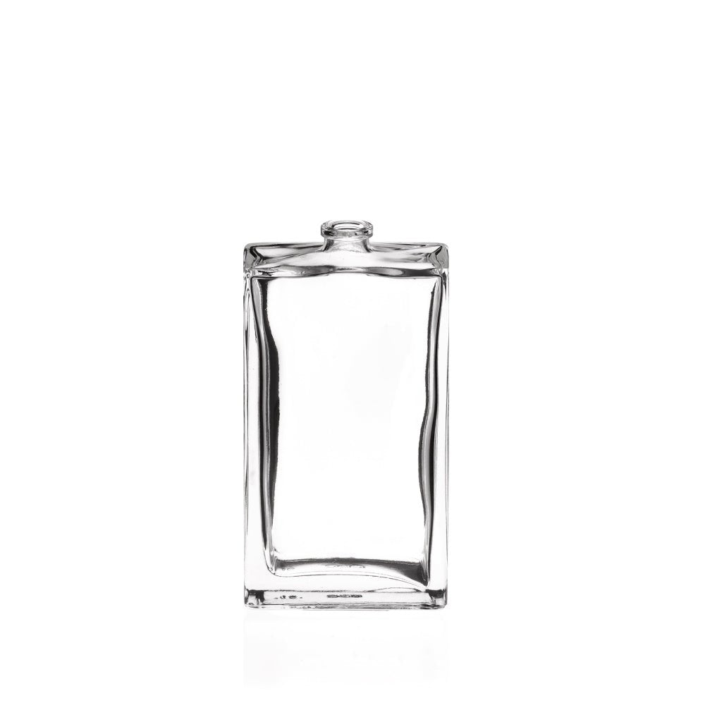 100ml Clear Glass Rectangle Everest Bottle