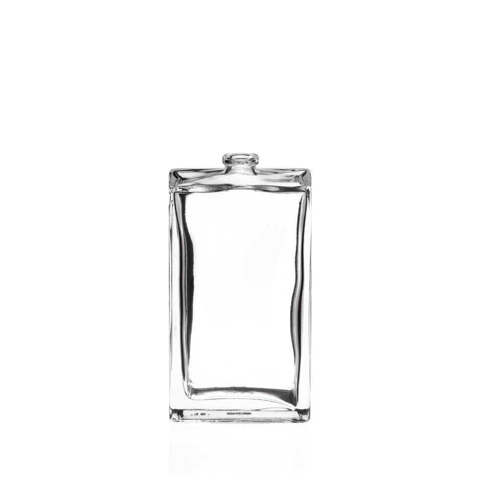 100ml Clear Glass Rectangle Everest Bottle - Glass - Fragrance Glass - Colorlites