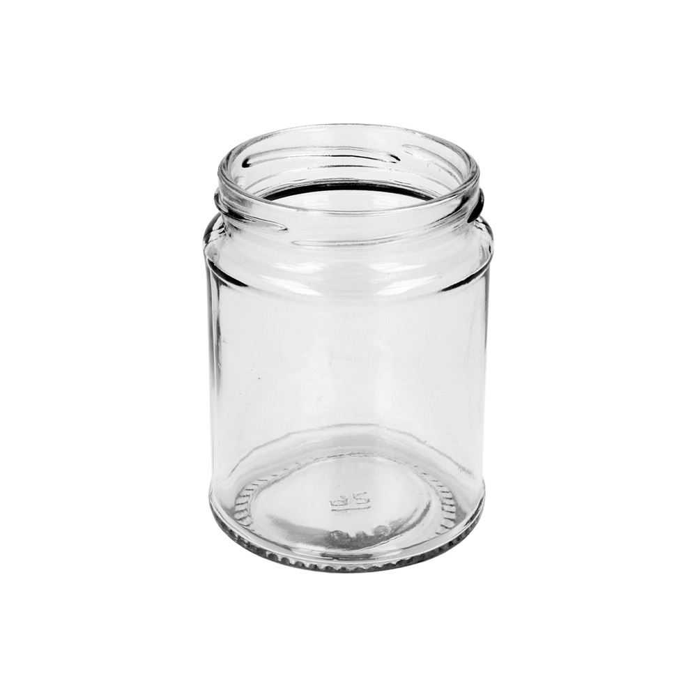 300ml Clear Glass Round Jar - Glass - Food Glass - Colorlites