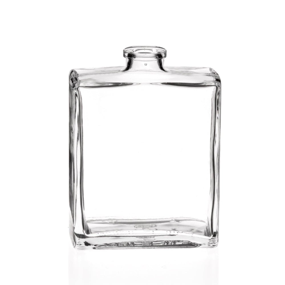 500ml Capri Clear Glass Rectangular Diffuser Bottle (cork neck) - Glass - Diffuser Glass - Colorlites
