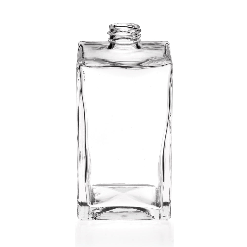 500ml Clear Glass Square Diffuser Bottle - Glass - Diffuser Glass - Colorlites