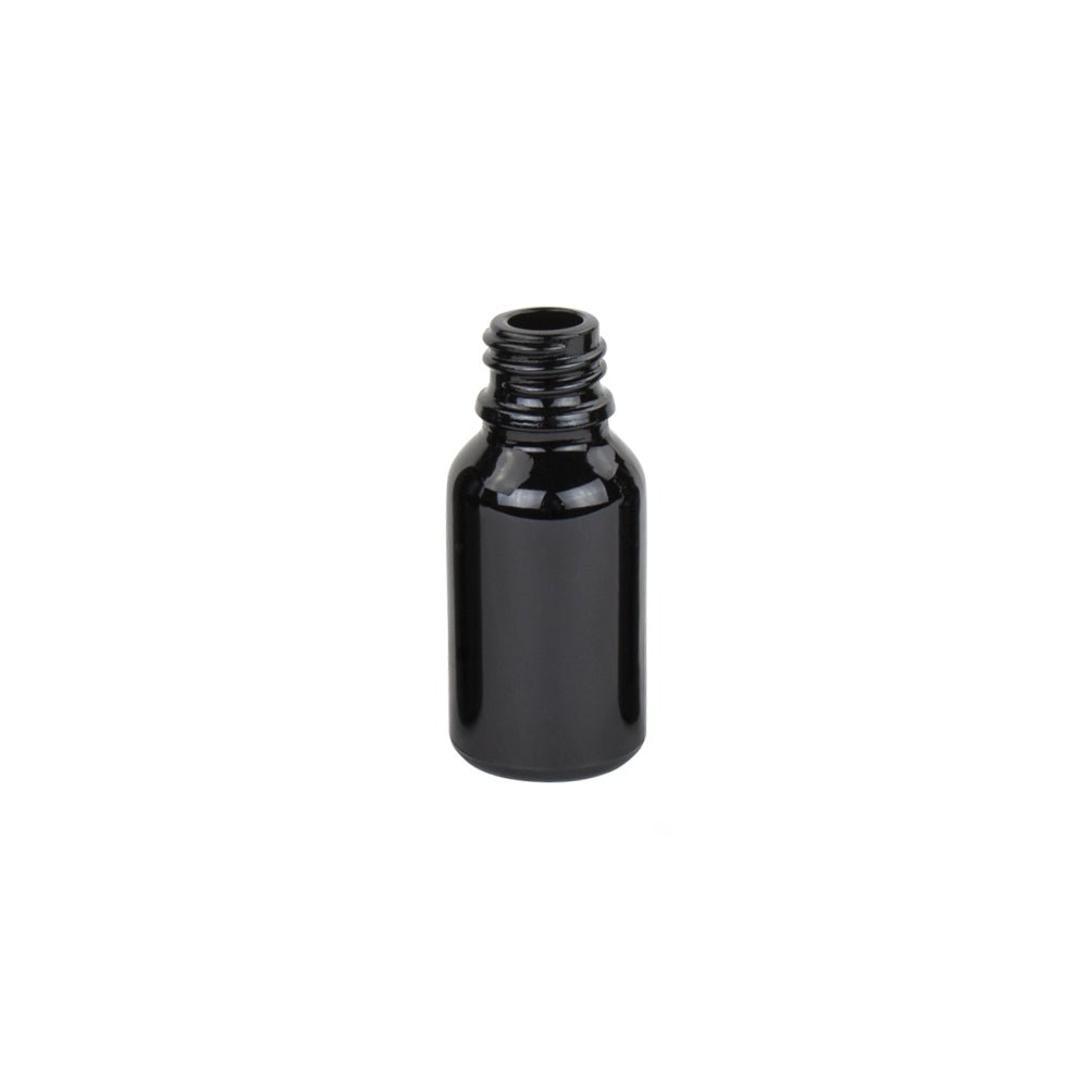 15ml Black Glass Dropper Bottle - Glass - Aromatherapy Glass - Colorlites