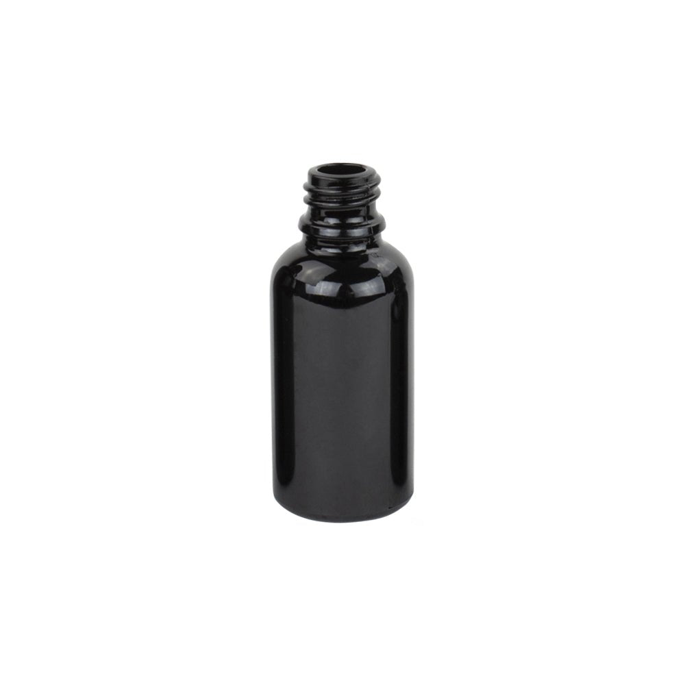 30ml Black Glass Dropper Bottle - Glass - Aromatherapy Glass - Colorlites