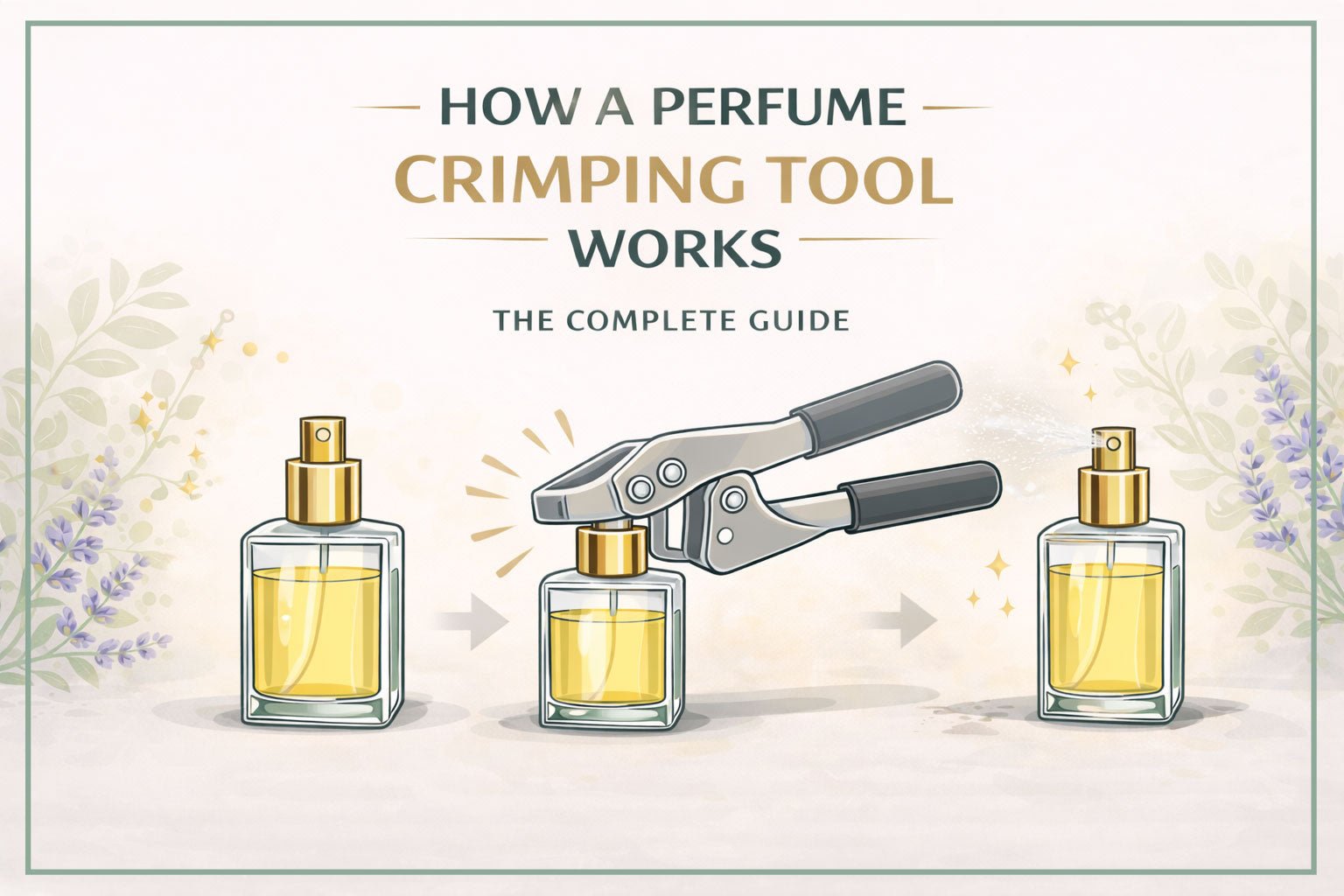 How a Perfume Bottle Crimping Tool Works | Coloured Bottles