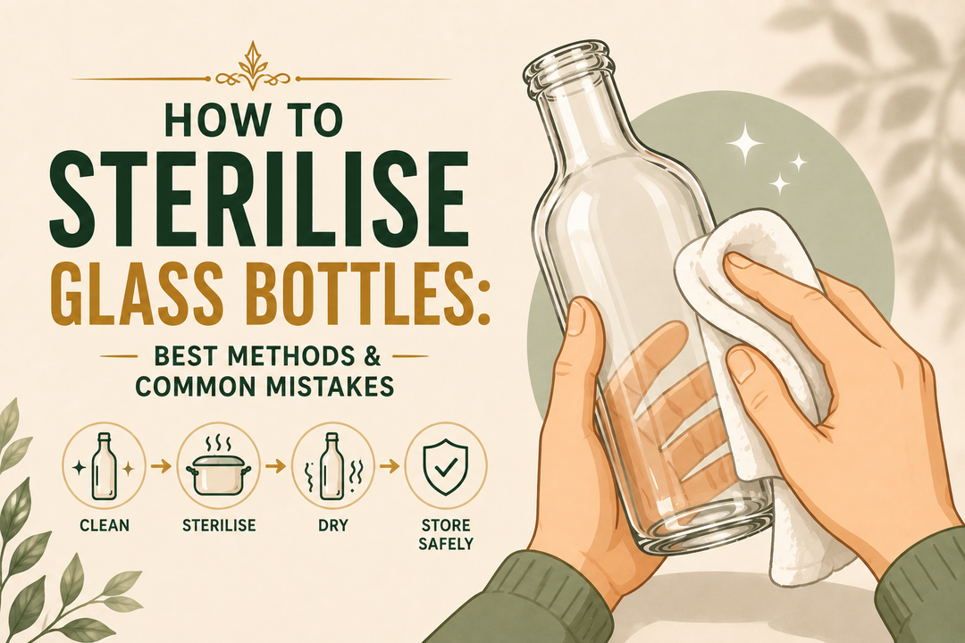 How to Sterilise Glass Bottles: Best Methods & Common Mistakes