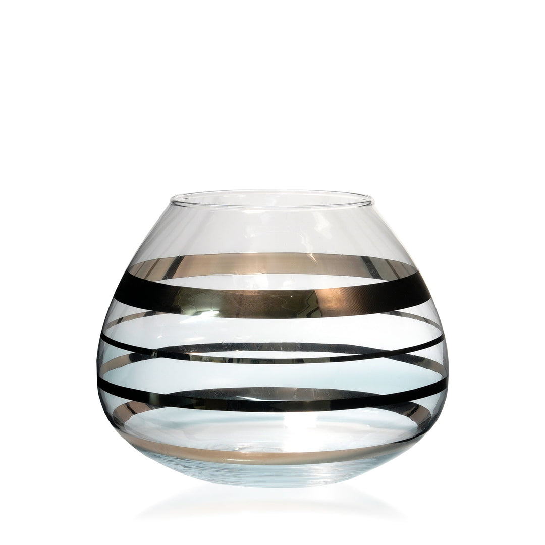 Espezo Glassware - Luxury Bowl with a Platinum Decoration - - Colorlites