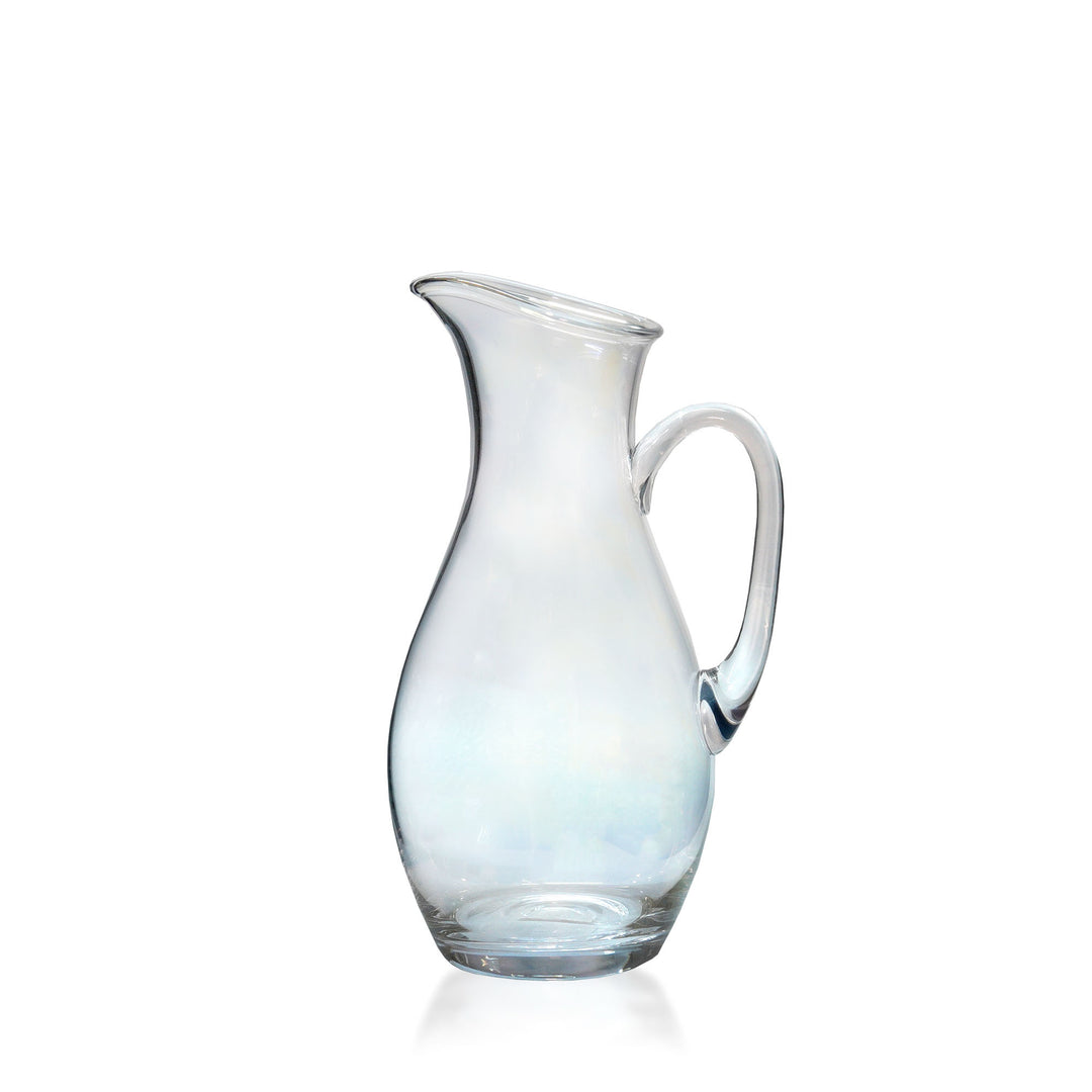 Espezo Glassware - Luxury Skinny Jug with a Rainbow Decoration - - Espezo