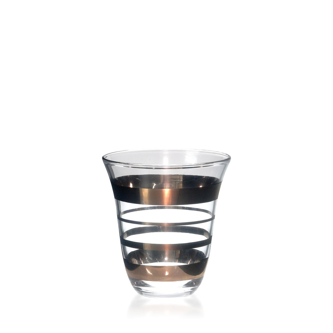 Espezo Glassware - Luxury Large Traditional Vase with a Platinum Decoration - - Colorlites