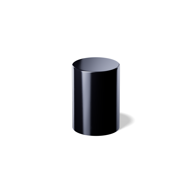 Miron - Roll-on Cap DIN18, Polished Glass Ball, Black Cap (Orion) - Caps - Miron