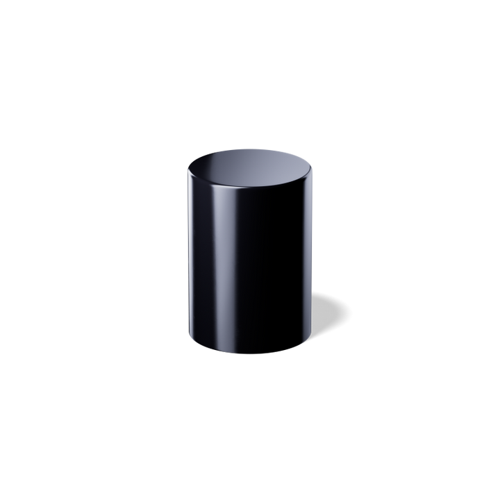 Miron - Roll-on Cap DIN18, Polished Glass Ball, Black Cap (Orion) - Caps - Miron