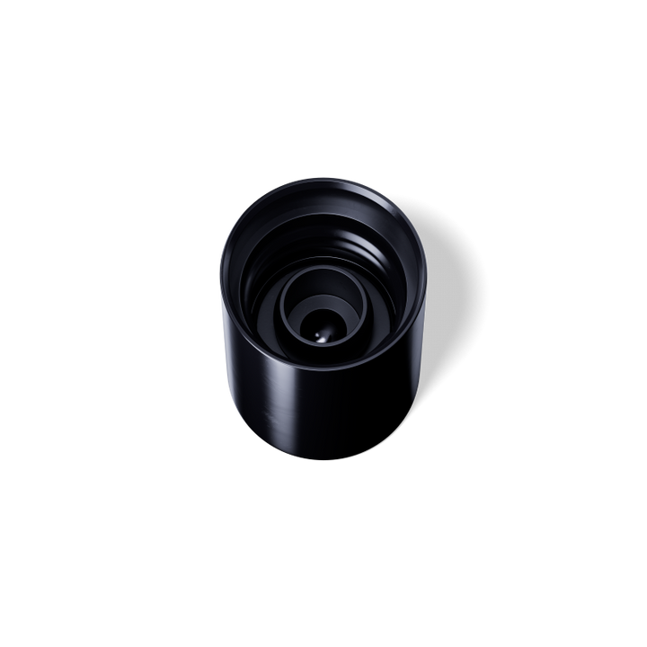 Miron - Roll-on Cap DIN18, Polished Glass Ball, Black Cap (Orion) - Caps - Miron