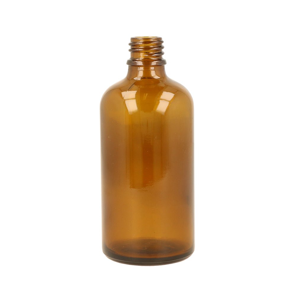 100ml Amber Glass Tall Dropper Bottle - Glass - Aromatherapy Glass - Coloured Bottles