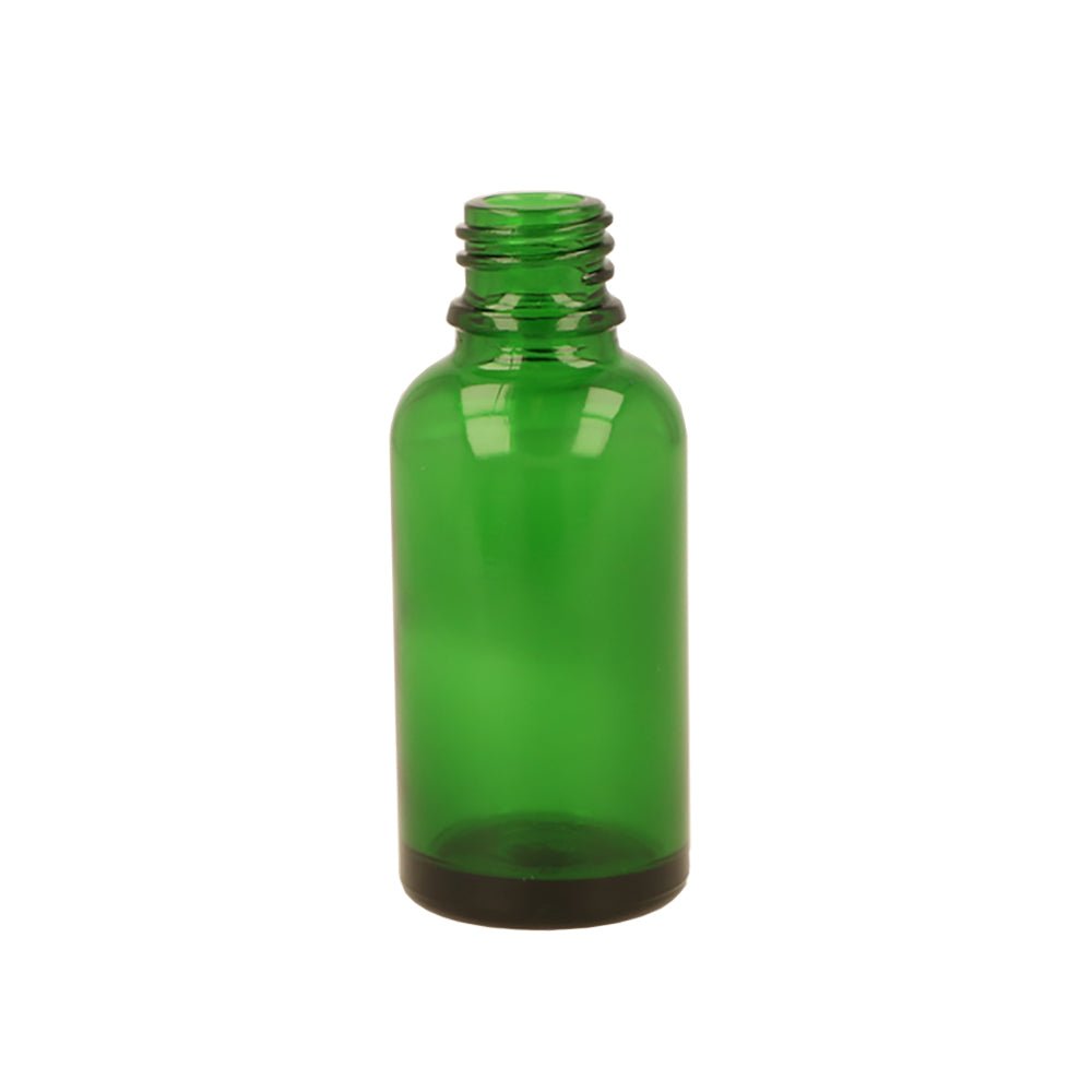 30ml Green Glass Dropper Bottle - Glass - Aromatherapy Glass - Coloured Bottles