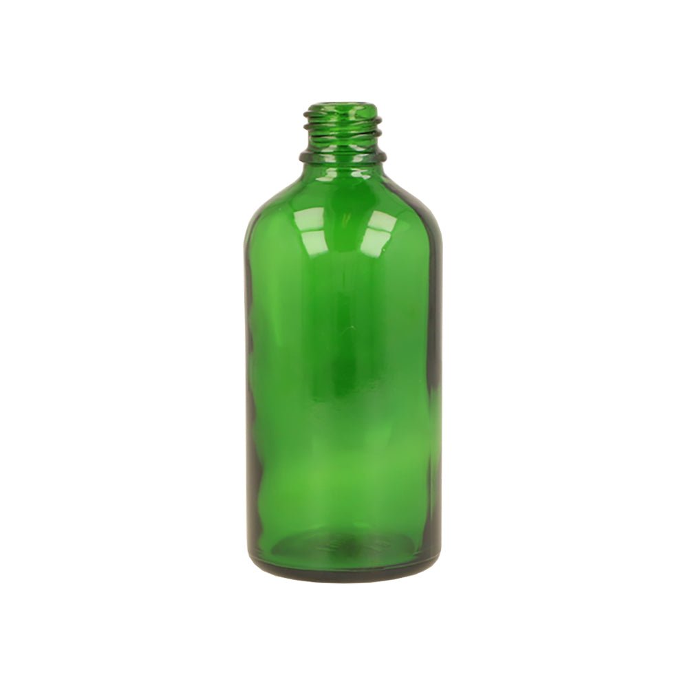100ml Green Glass Tall Dropper Bottle - Glass - Aromatherapy Glass - Coloured Bottles