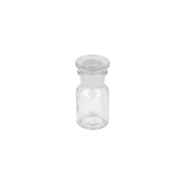 50ml Clear Glass Reagent Bottle & Ground Glass Stopper - Glass - Aromatherapy Glass - Coloured Bottles