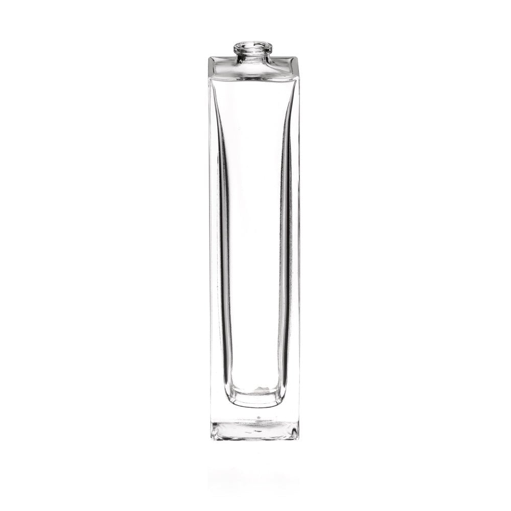 100ml Clear Glass Square Klee Bottle - Glass - Fragrance Glass - Coloured Bottles