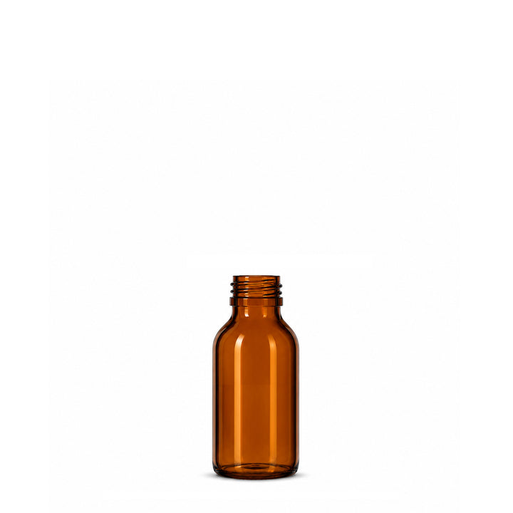 100ml Amber Glass Alpha Bottle - Glass - Medical Glass - Coloured Bottles