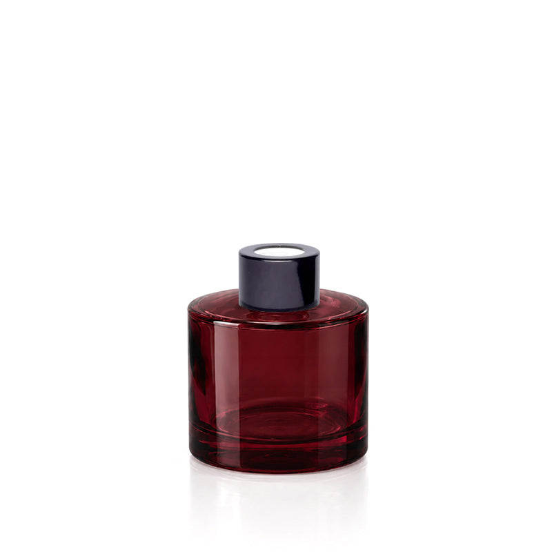 100ml Burgundy Glass Round Karen Diffuser Bottle - Glass - Diffuser Glass - Coloured Bottles