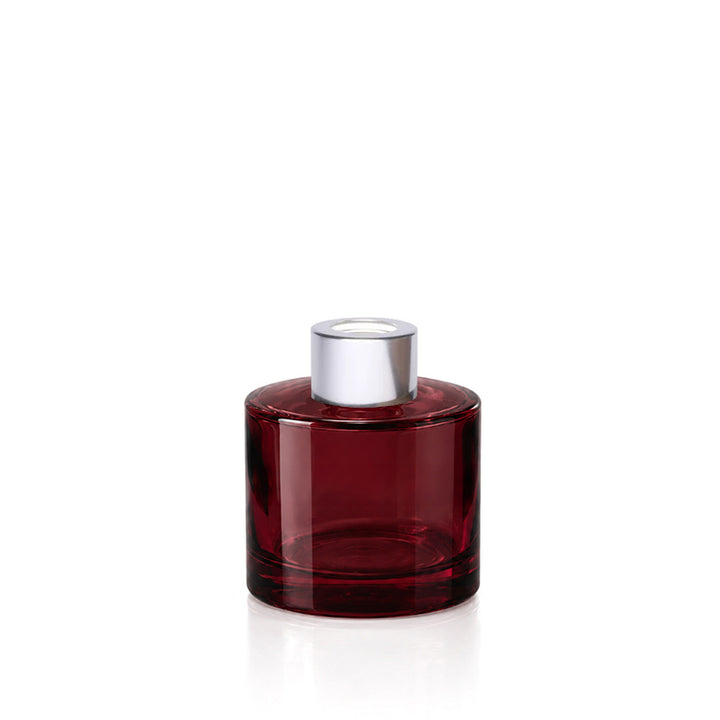100ml Burgundy Glass Round Karen Diffuser Bottle - Glass - Diffuser Glass - Coloured Bottles