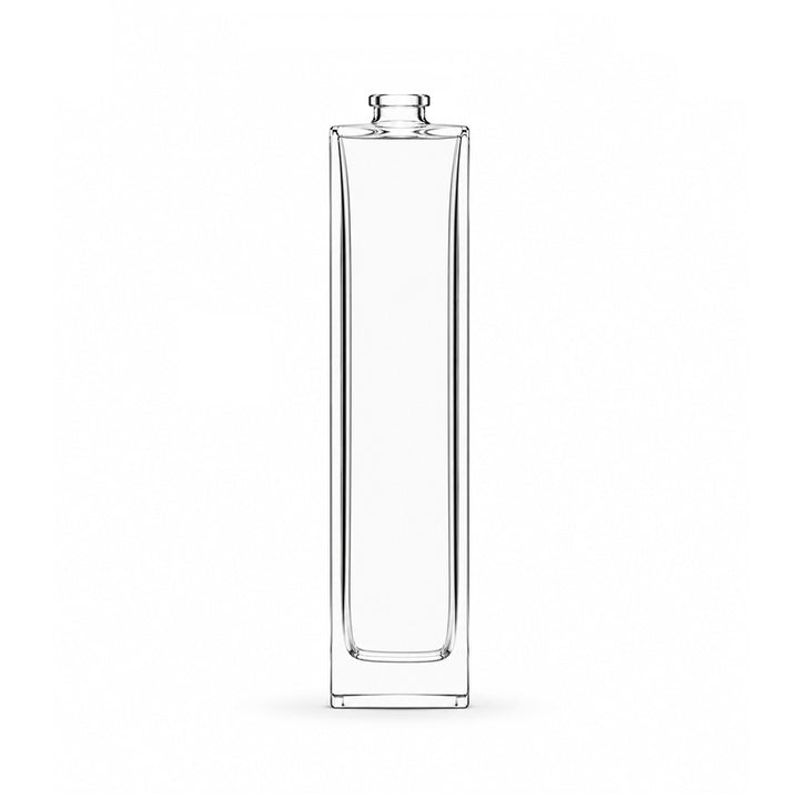 100ml Clear Glass Square Klee Bottle - Glass - Fragrance Glass - Coloured Bottles