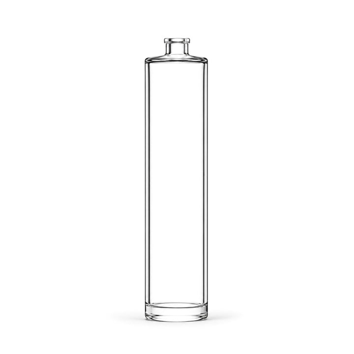 100ml Clear Glass Tall Round Cuban Bottle - Glass - Fragrance Glass - Coloured Bottles