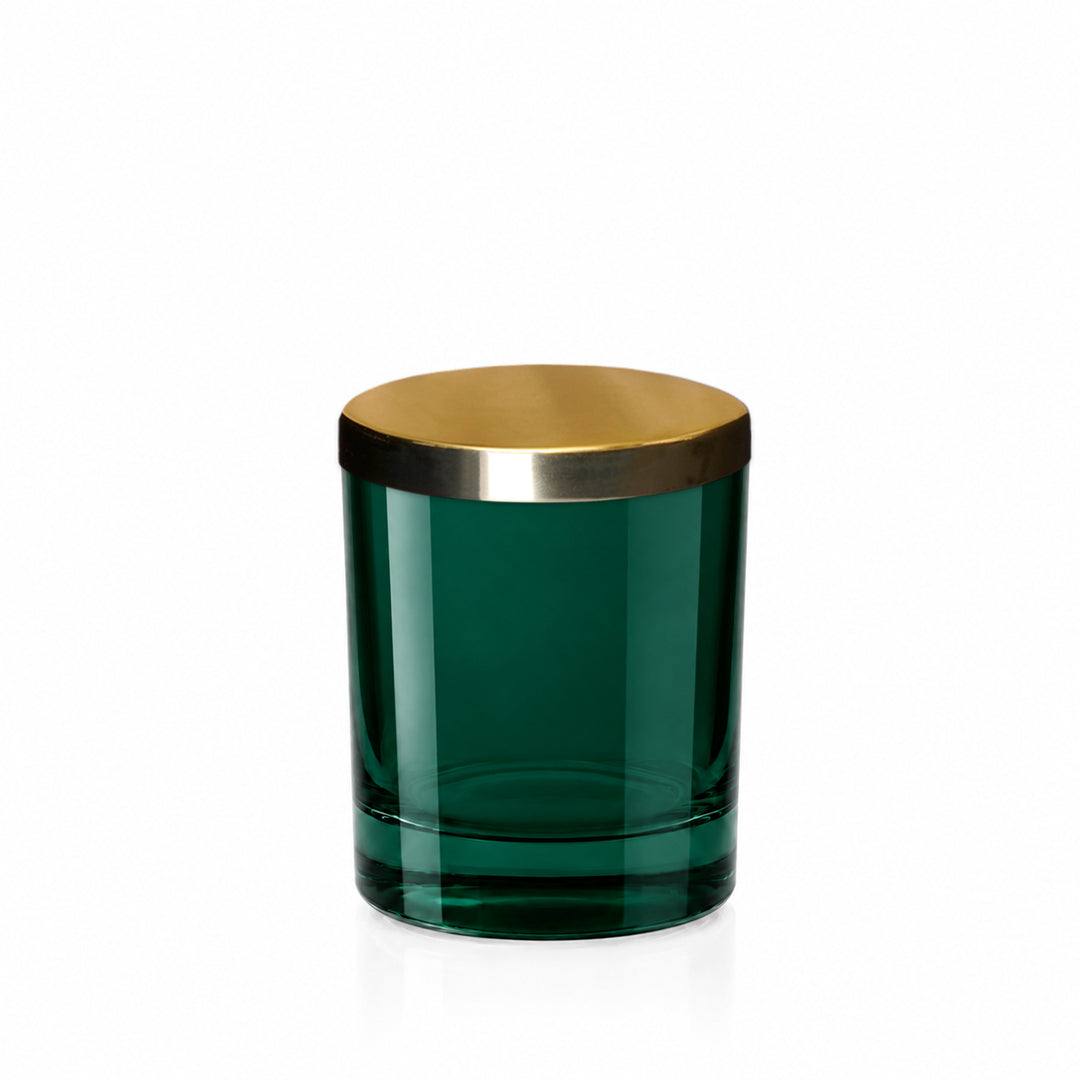 30cl Forest Green Lucy Candle Glass - Glass - Candle Glass - Coloured Bottles