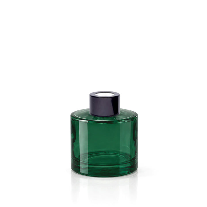 100ml Forest Green Glass Round Karen Diffuser Bottle - Glass - Diffuser Glass - Coloured Bottles