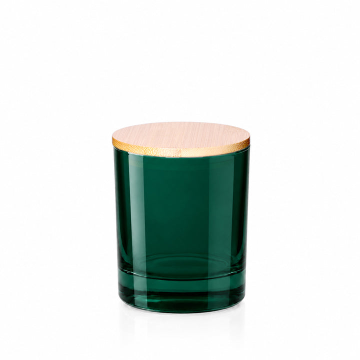 30cl Forest Green Lucy Candle Glass - Glass - Candle Glass - Coloured Bottles