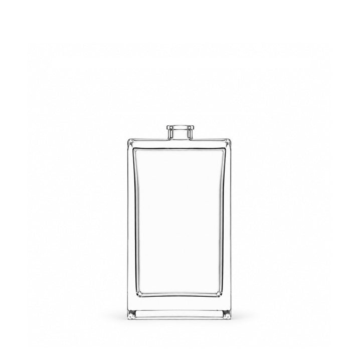 100ml Clear Glass Rectangle Everest Bottle - Glass - Fragrance Glass - Coloured Bottles