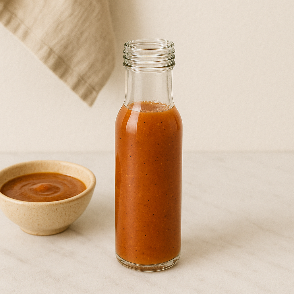 100ml Clear Glass Round Dorica Bottle (31.5mm Cap Size) - Glass - Food Glass - Colorlites