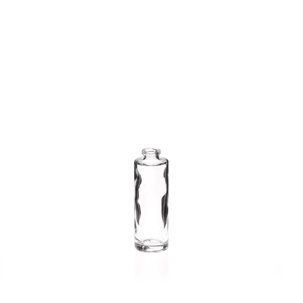 10ml Clear Glass Boston Round Bottle - Glass - Fragrance Glass - Coloured Bottles