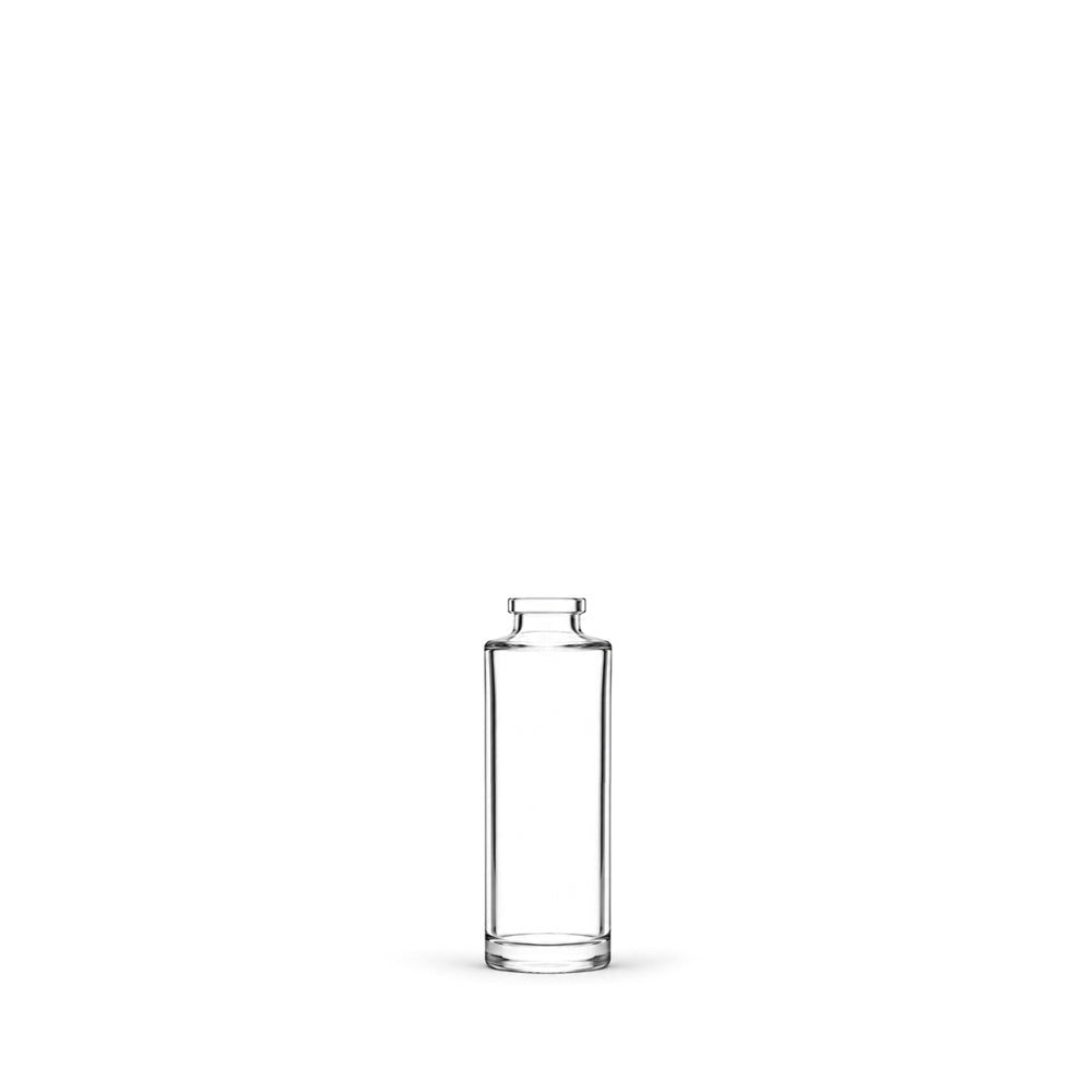 10ml Clear Glass Boston Round Bottle - Glass - Fragrance Glass - Coloured Bottles