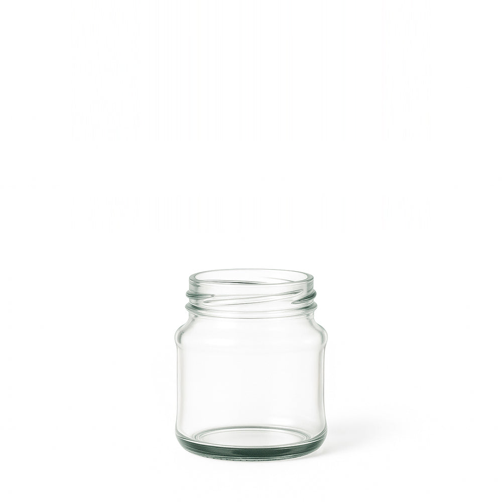 110ml Clear Glass Round Jar - Glass - Food Glass - Colorlites