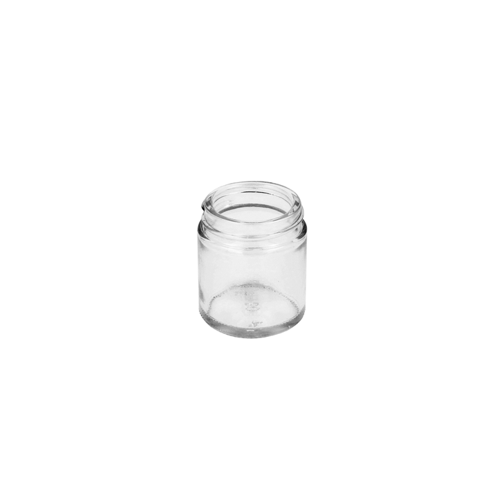 30ml Clear Glass Squat Jar - Glass - Cosmetic Glass - Coloured Bottles