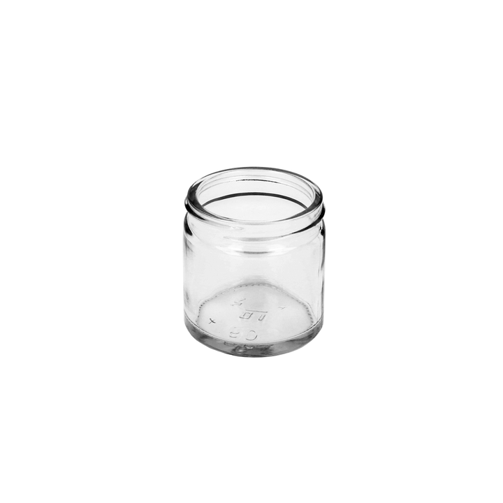 60ml Clear Glass Squat Jar - Glass - Cosmetic Glass - Coloured Bottles