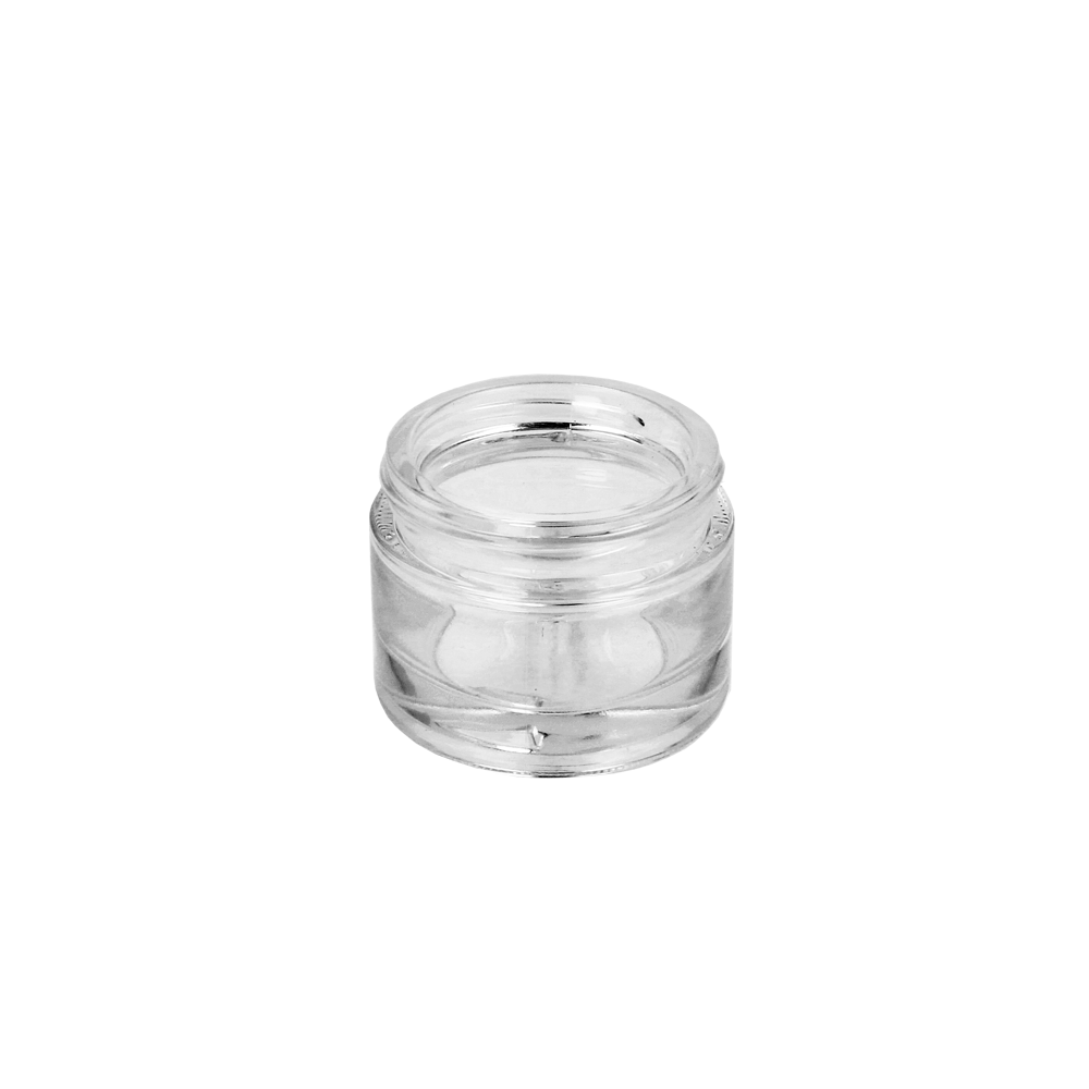7ml Clear Glass Cosmetic Jar (33R3) - Glass - Cosmetic Glass - Coloured Bottles