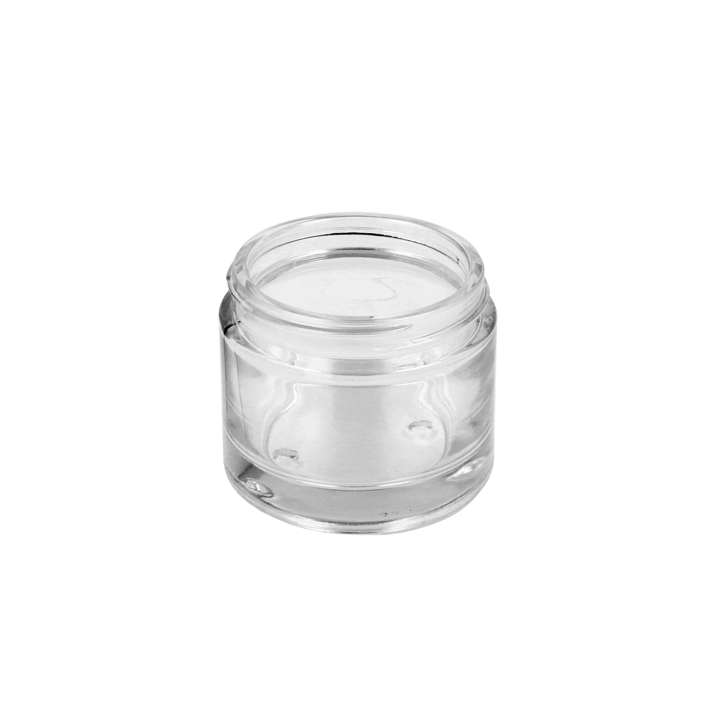 60ml Clear Glass Cosmetic Jar (58R3) - Glass - Cosmetic Glass - Coloured Bottles