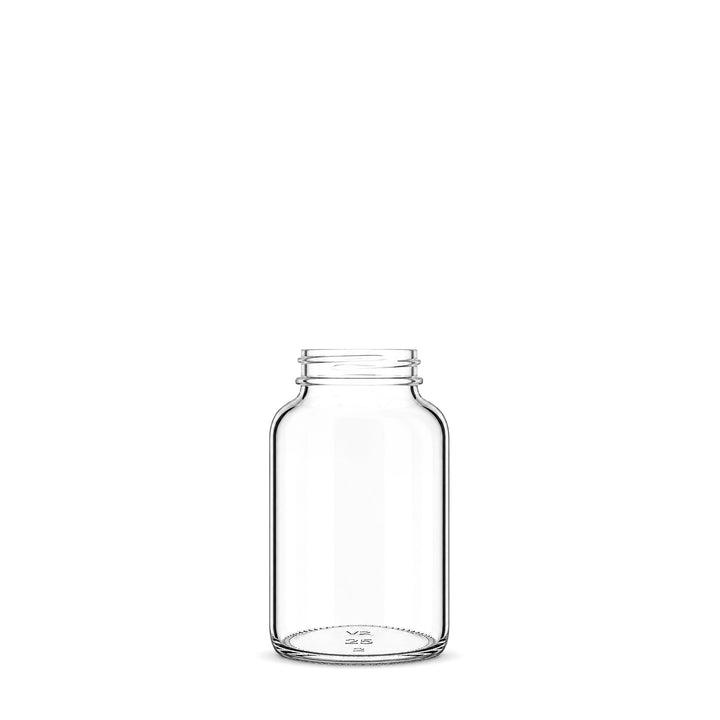 130ml Clear Glass Powder Jar - Glass - Medical Glass - Coloured Bottles