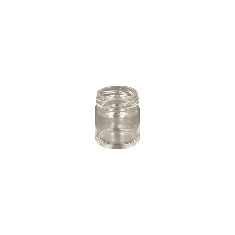 40ml Clear Glass Round Jar - Glass - Food Glass - Colorlites