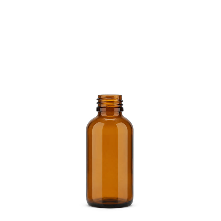 150ml Amber Glass Boston Round Bottle - Glass - Medical Glass - Coloured Bottles