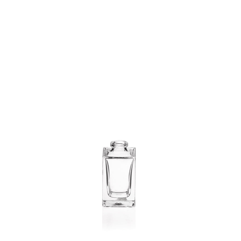 15ml Clear Glass Square Klee Bottle - Glass - Fragrance Glass - ColouredBottles