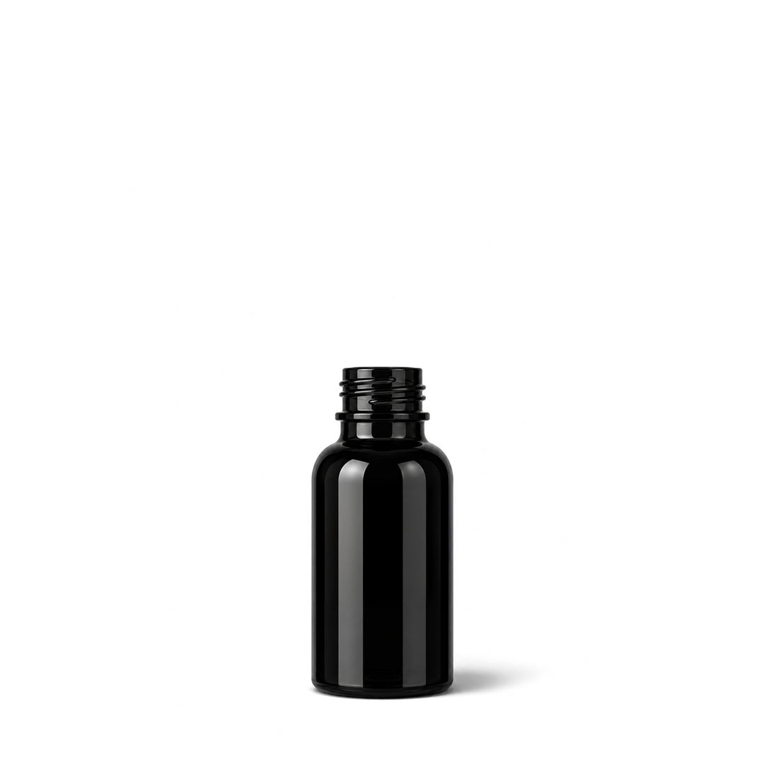 15ml Black Glass Dropper Bottle - Glass - Aromatherapy Glass - Coloured Bottles