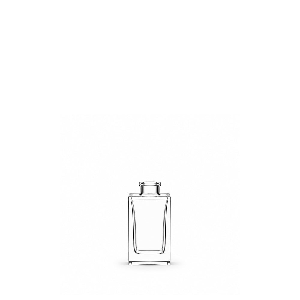 15ml Clear Glass Square Klee Bottle - Glass - Fragrance Glass - Coloured Bottles