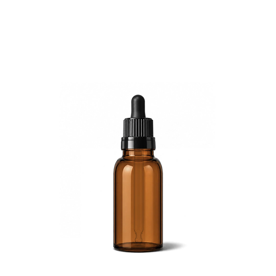 15ml Amber Glass Dropper Bottle - Glass - Aromatherapy Glass - Coloured Bottles