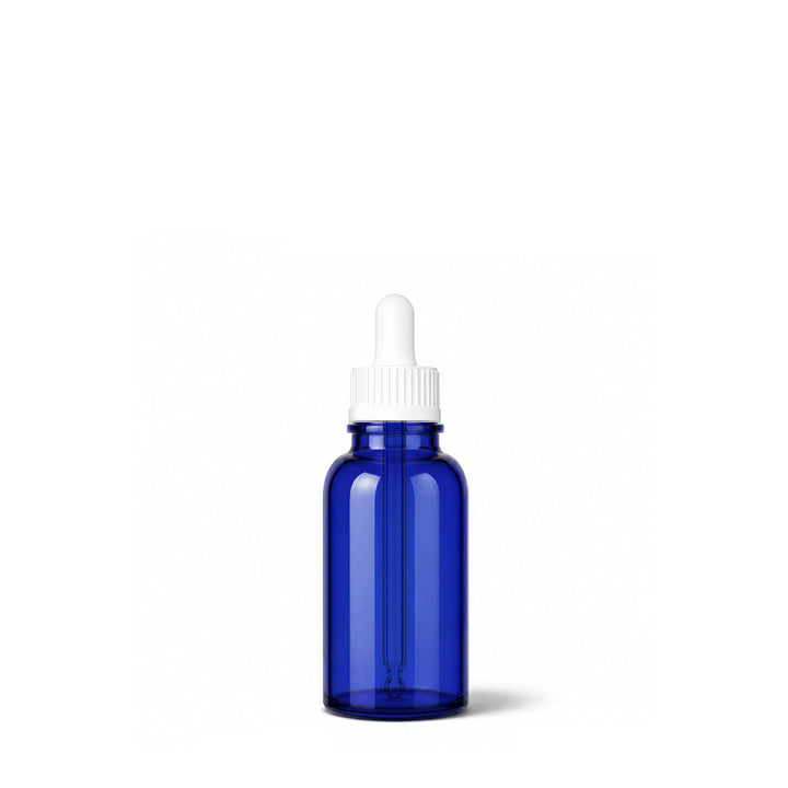 15ml Blue Glass Dropper Bottle - Glass - Aromatherapy Glass - Coloured Bottles