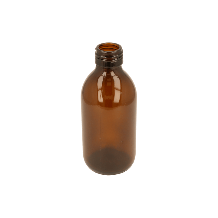 200ml Amber Glass Alpha Bottle - Glass - Medical Glass - Coloured Bottles