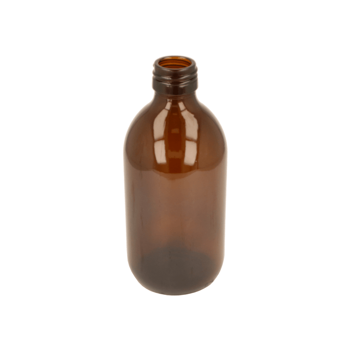 300ml Amber Glass Alpha Bottle - Glass - Medical Glass - Coloured Bottles