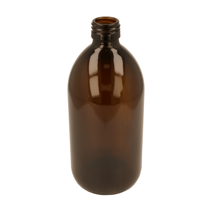 500ml Amber Glass Alpha Bottle - Glass - Medical Glass - Coloured Bottles