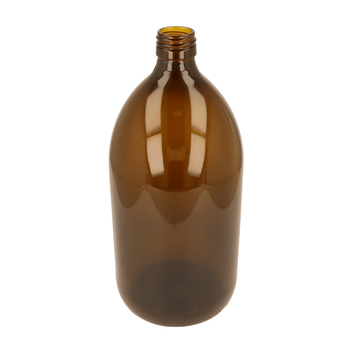 1000ml Amber Glass Alpha Bottle - Glass - Medical Glass - Coloured Bottles