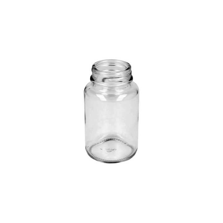 100ml Clear Glass Powder Jar - Glass - Medical Glass - Coloured Bottles